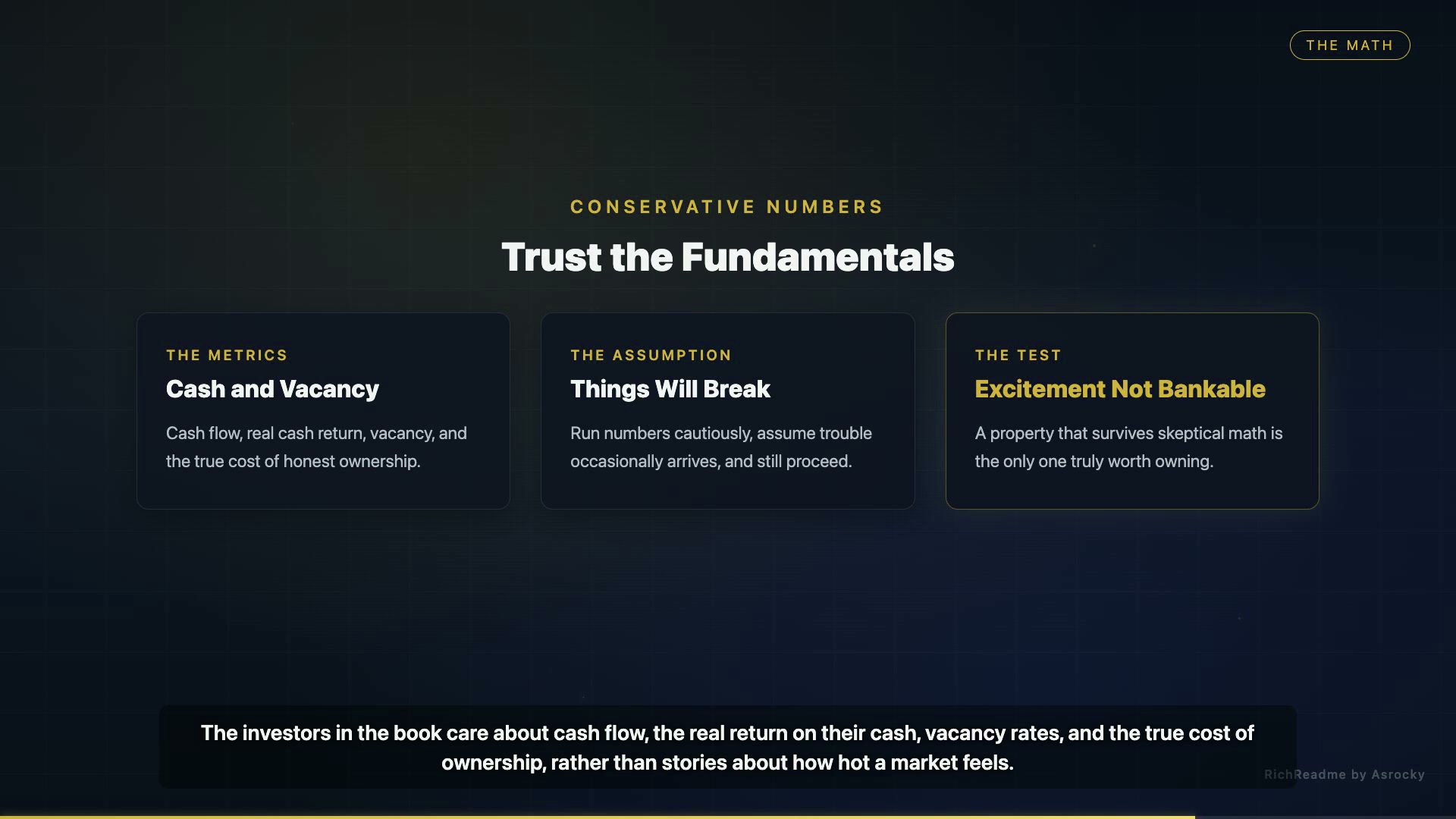 Trust the Fundamentals