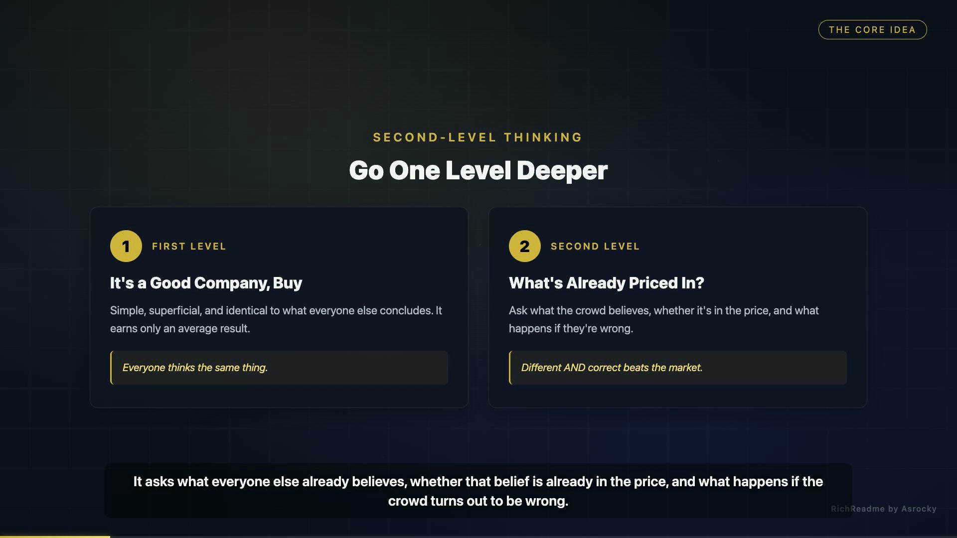 Go One Level Deeper