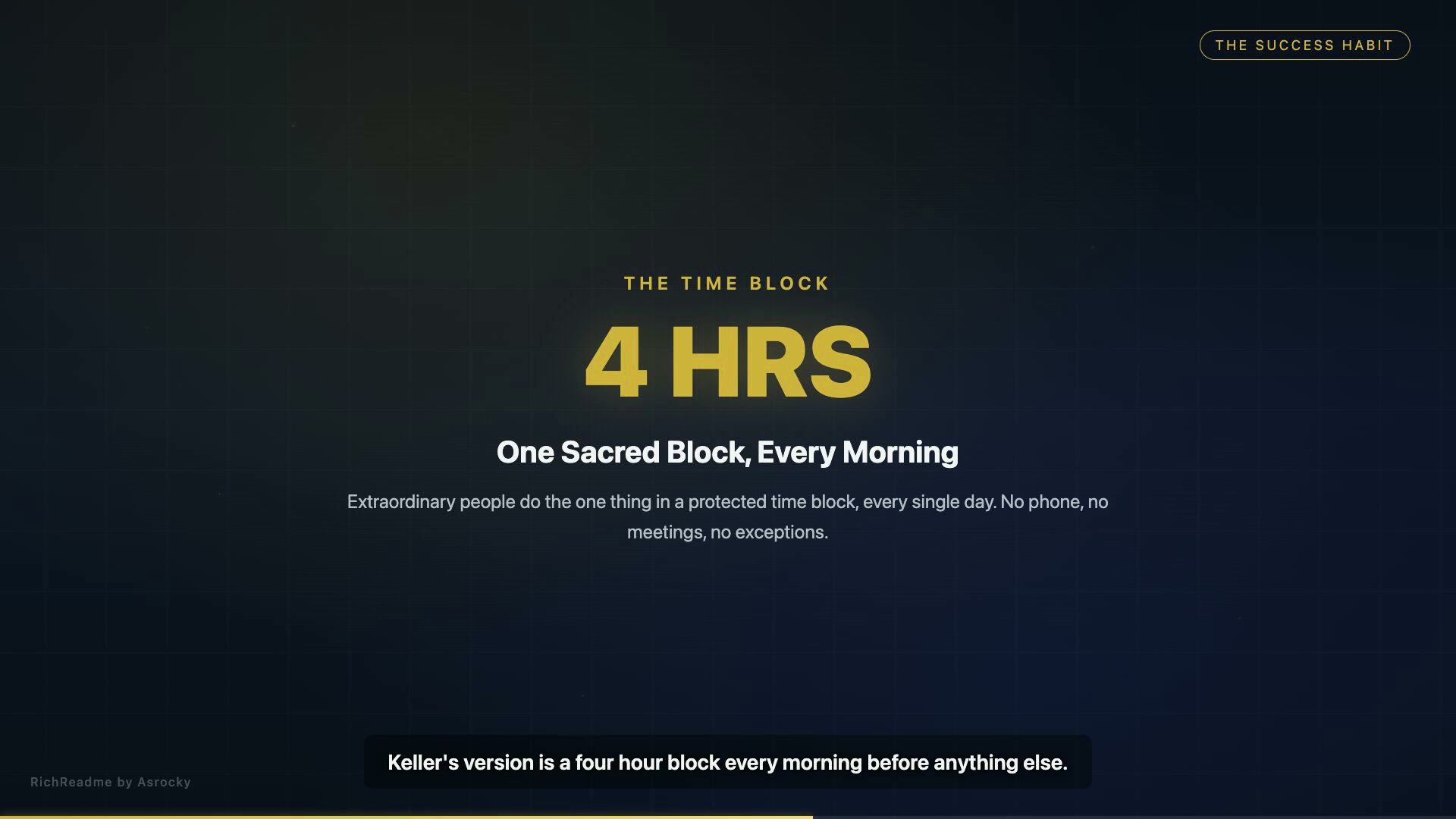 The Success Habit
