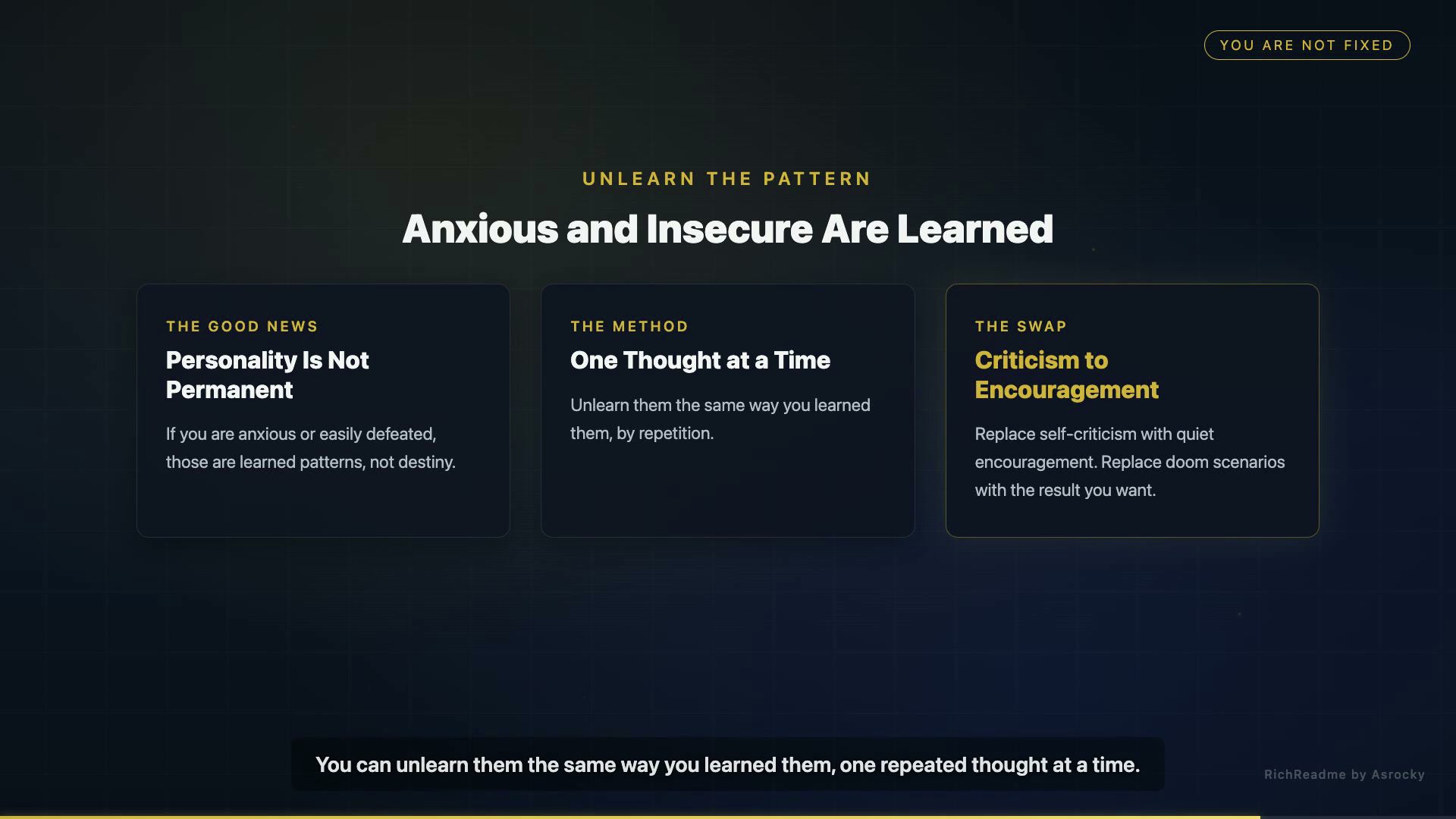 Anxious and Insecure Are Learned