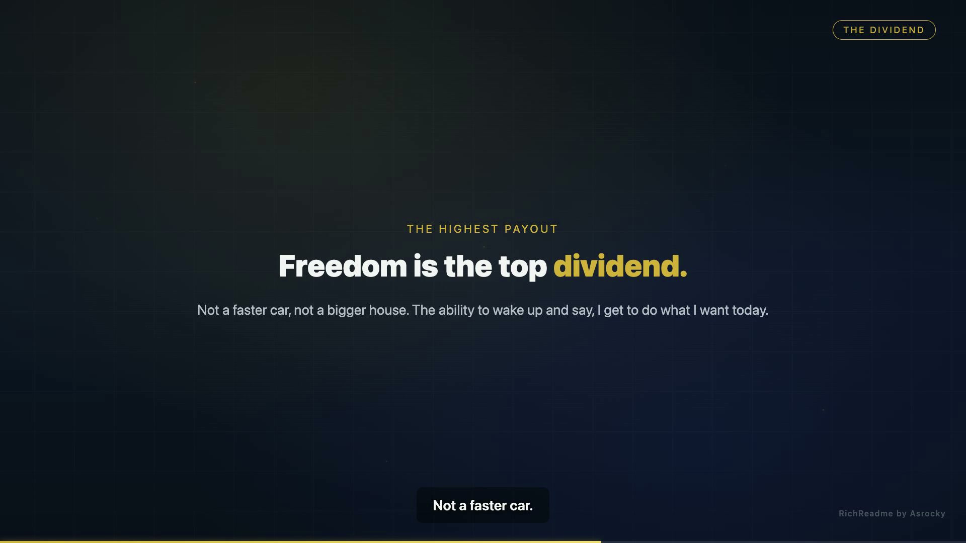 The Dividend