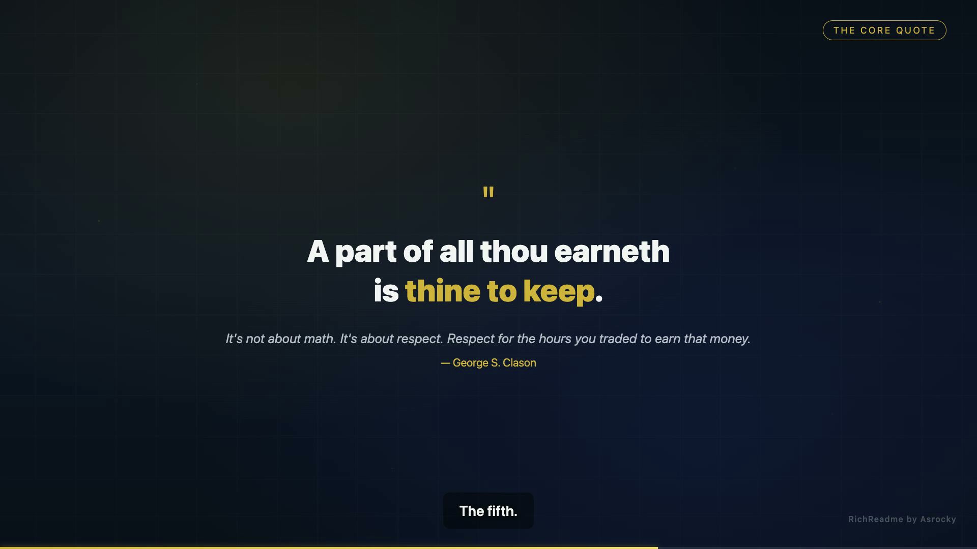 The Core Quote