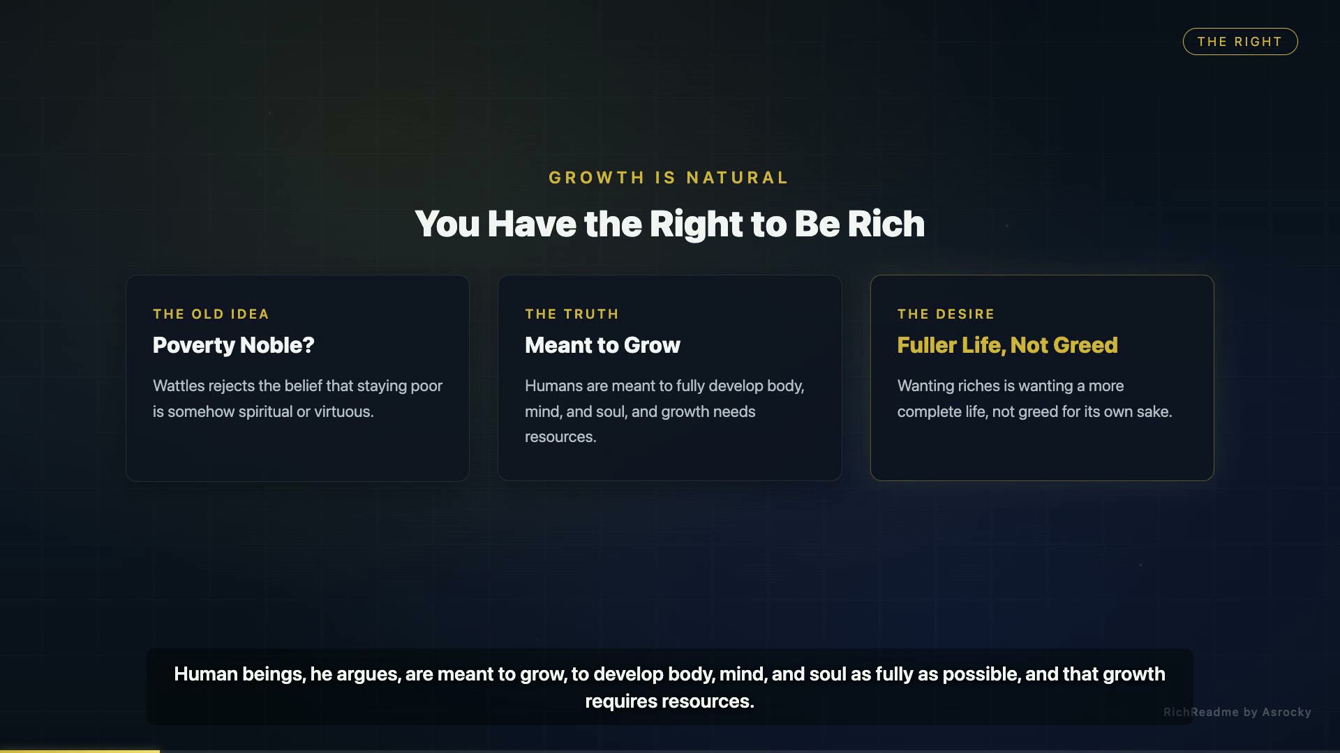 You Have the Right to Be Rich