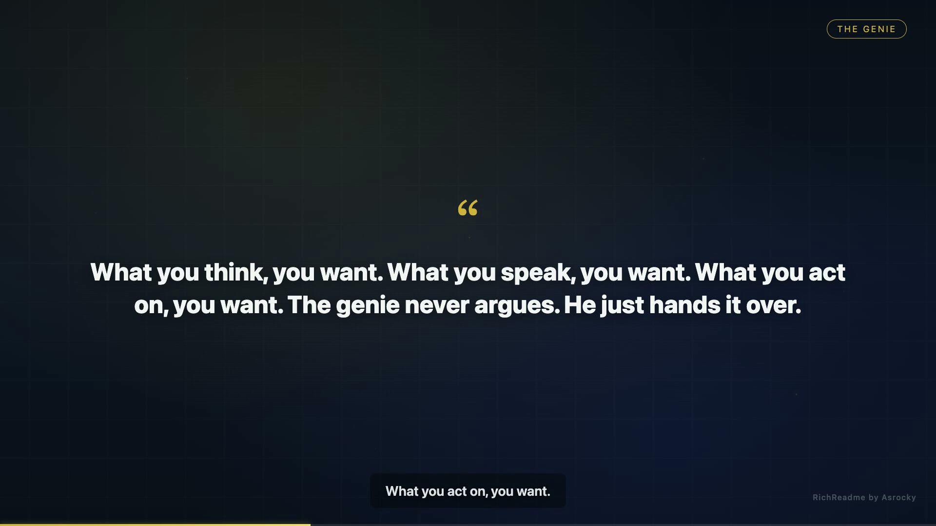 The Genie's Rules