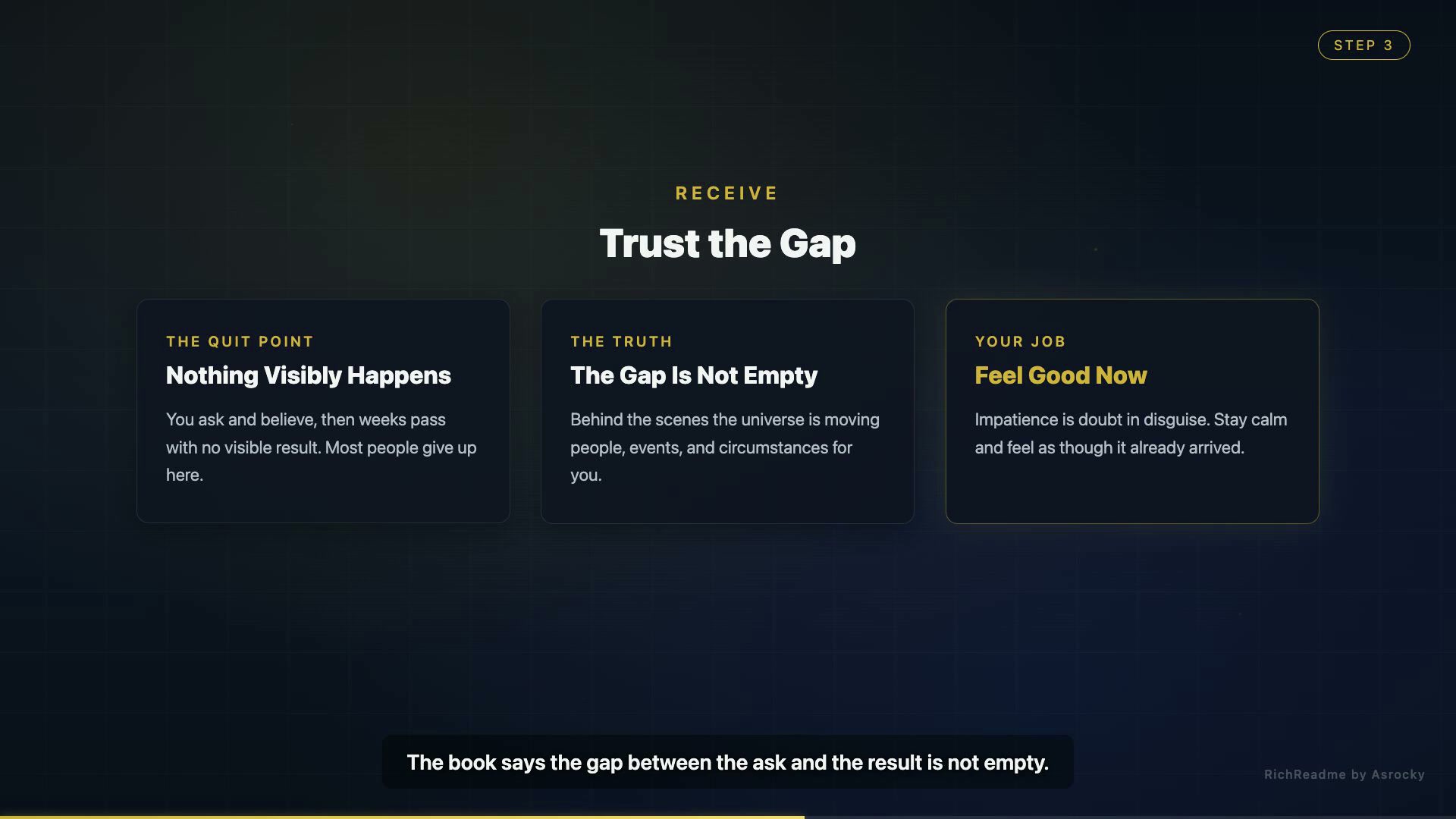 Trust the Gap