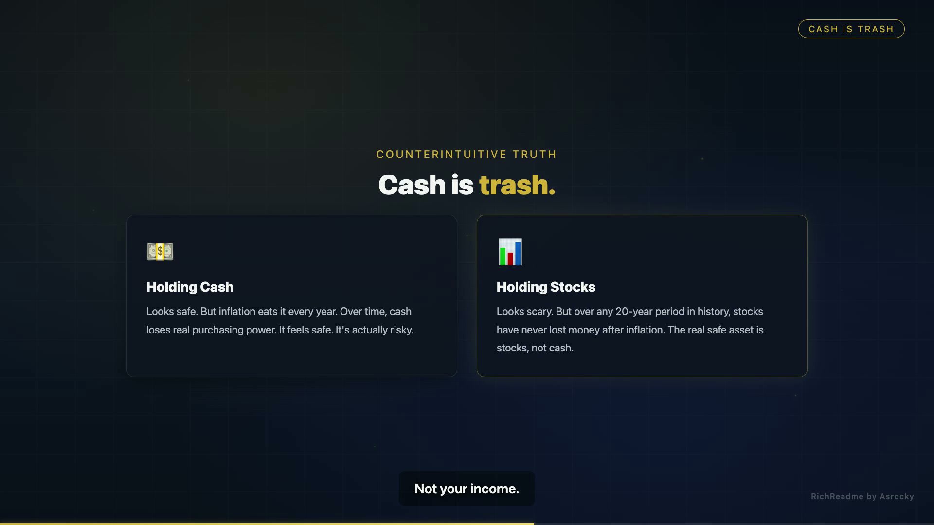 Cash Is Trash