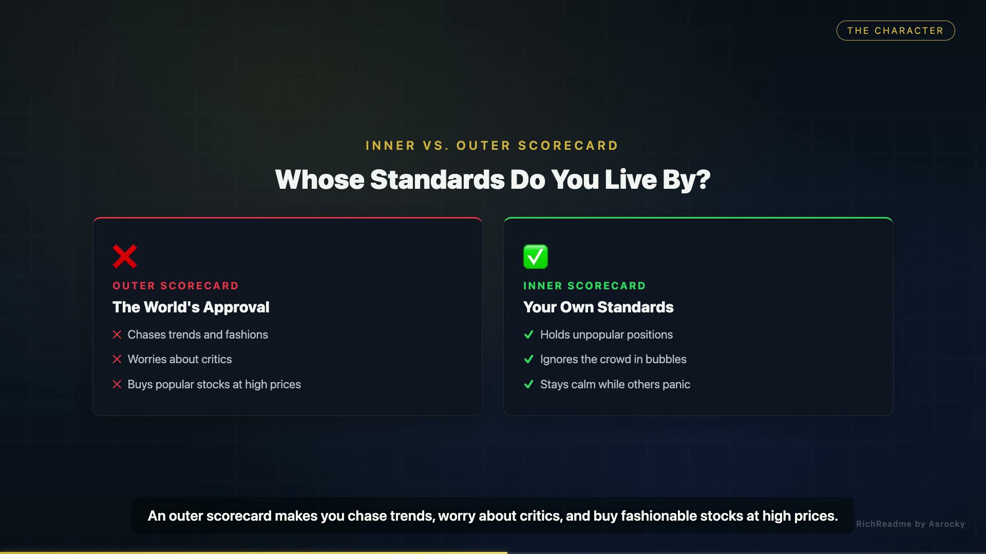 Whose Standards Do You Live By?