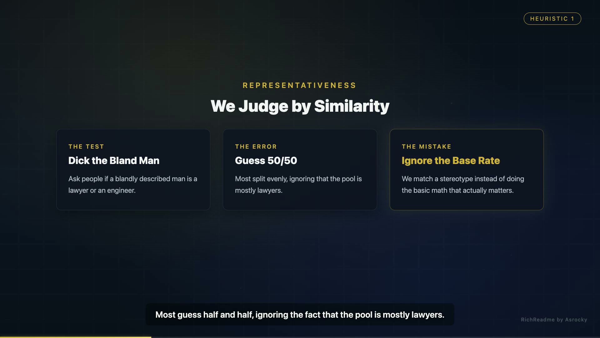 We Judge by Similarity