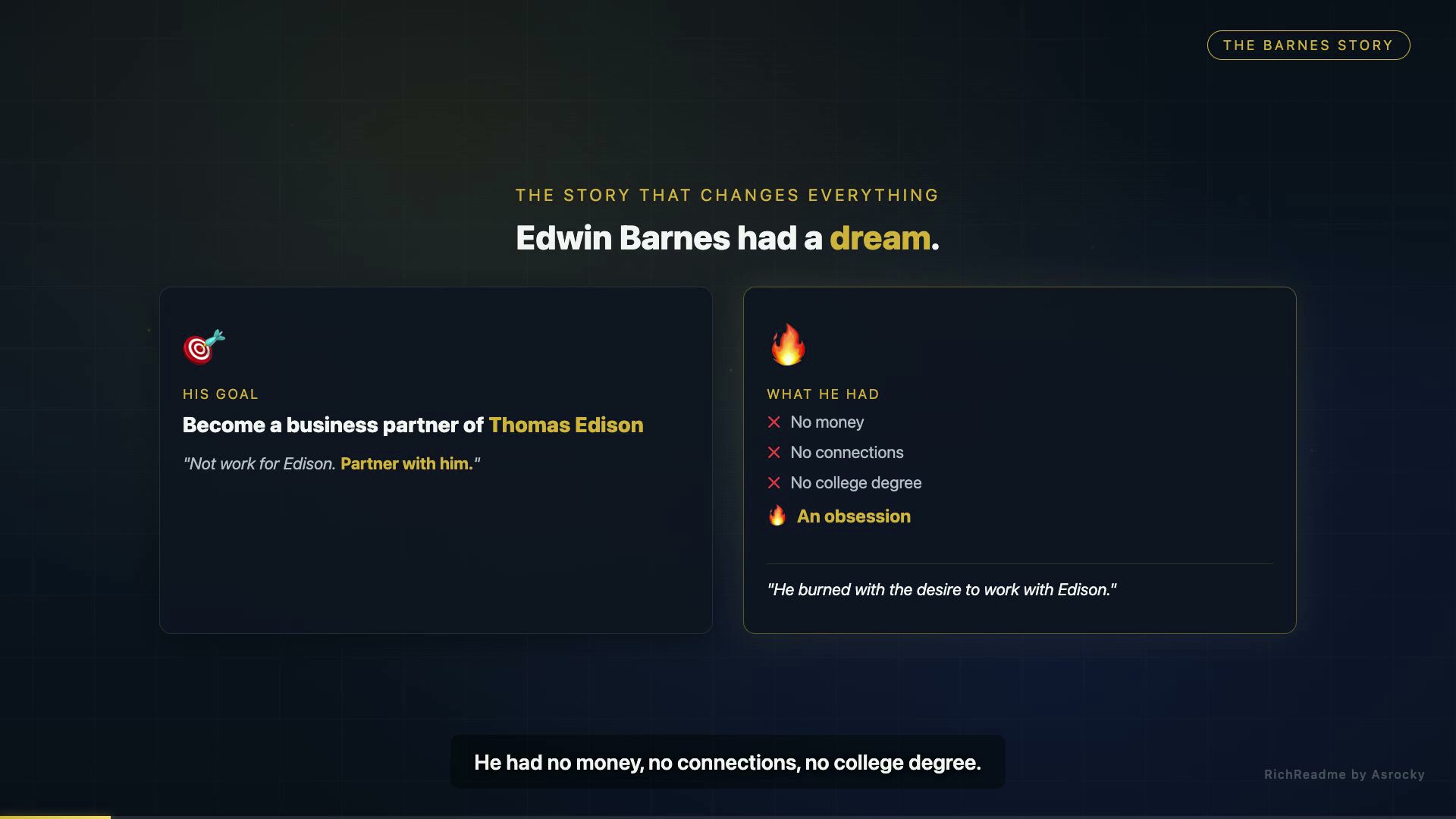 The Barnes Story