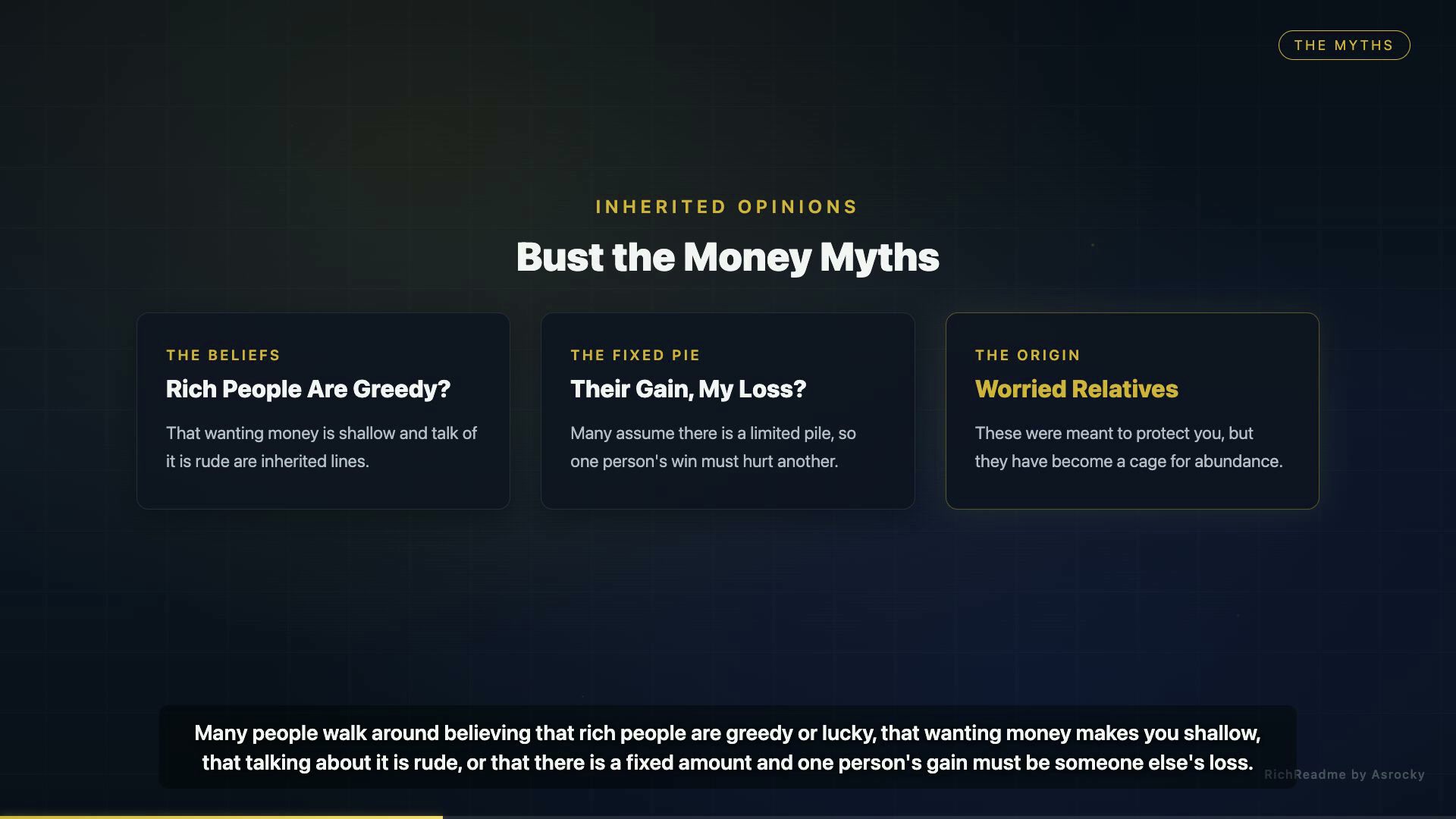 Bust the Money Myths