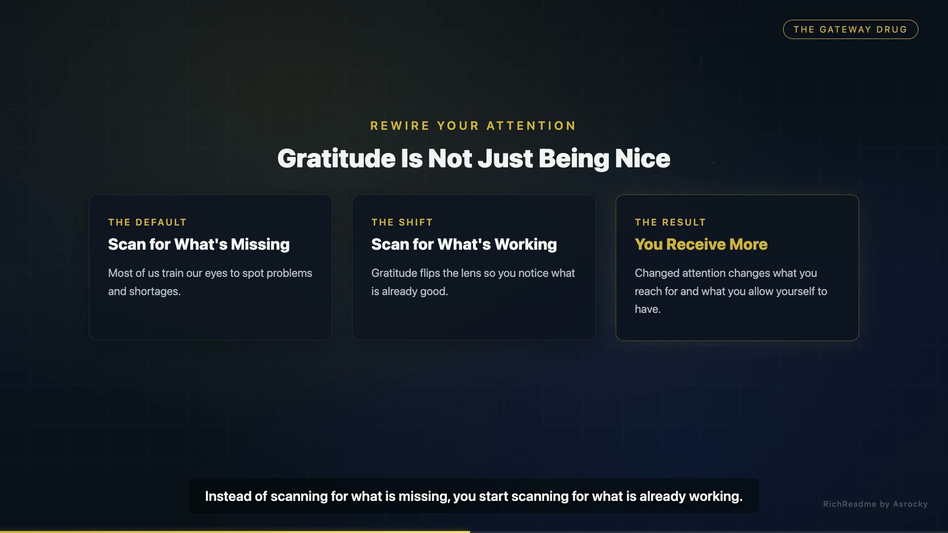 Gratitude Is Not Just Being Nice