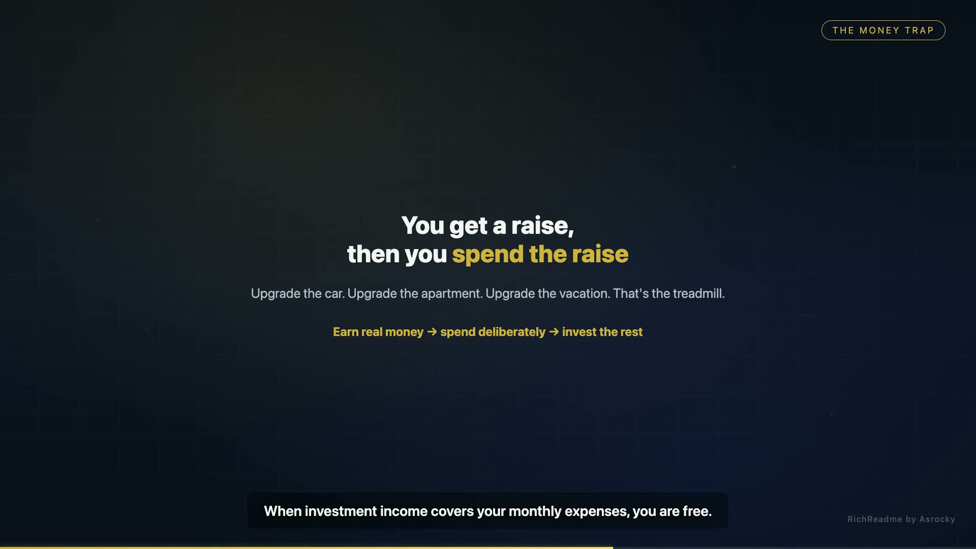 The Money Trap